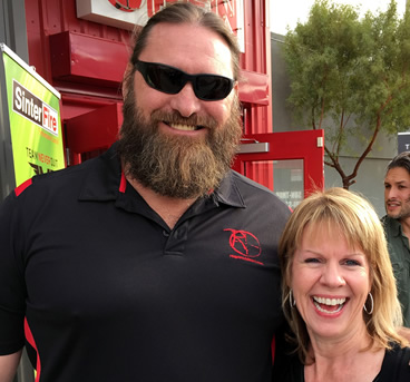 Jody Salerno with Ron Bellan